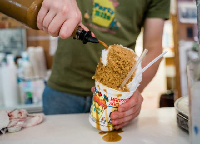 Hansen’s Cream of Coffee Sno-ball