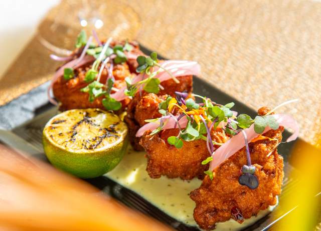 Crawfish Beignets - Spicy Mango