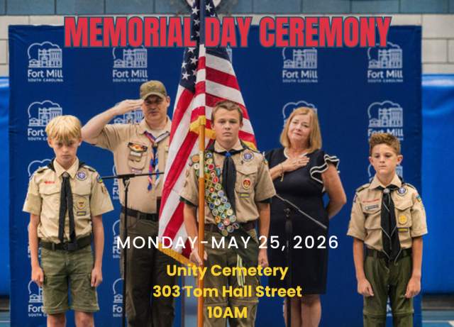 Town of Fort Mill's Memorial Day Ceremony
