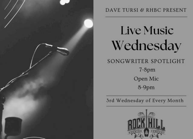 Live Music Wednesdays presented by Dave Tursi and RHBC
