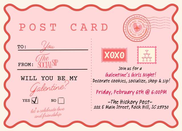 Galentine's Girls Night at The Hickory Post