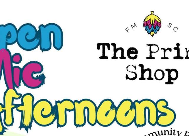 Open Mic Afternoons at The Print Shop
