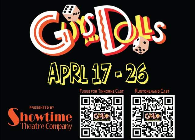 Guys and Dolls presented by Showtime Theatre Company