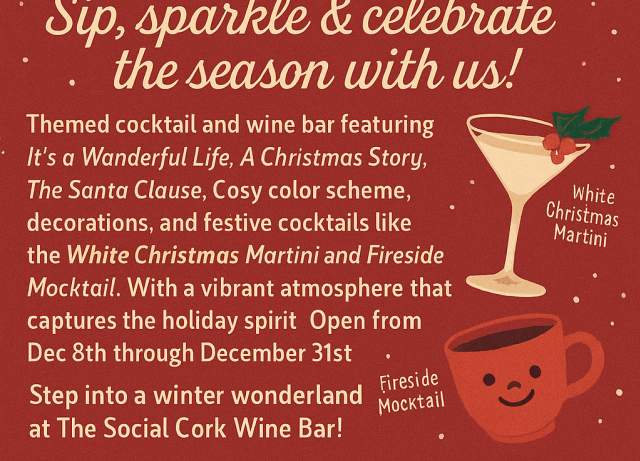 ✨ York County’s 1st Christmas Pop-Up Bar! ✨