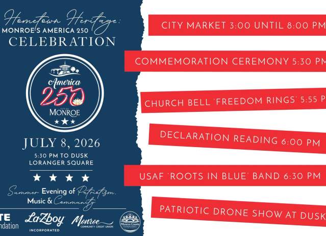 Hometown Heritage: Monroe's America 250 Celebration!