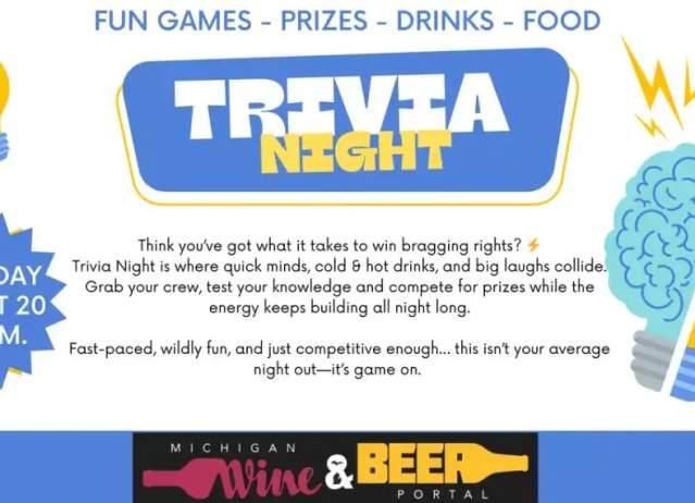 Trivia Night – Thursday, August 20, 2026