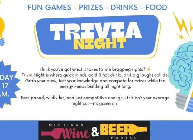Trivia Night – Thursday, September 17, 2026