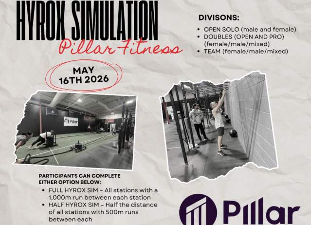 Pillar Fitness Monroe HYROX Simulation