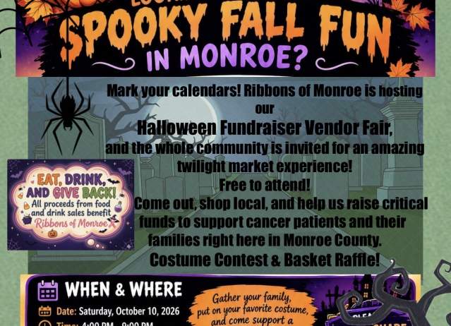 ROM Halloween Fundraiser Vendor Fair