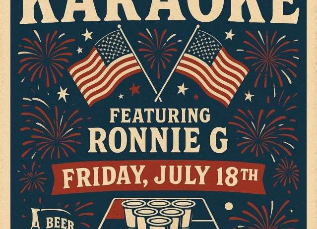 Red, White & Blue Karaoke Night