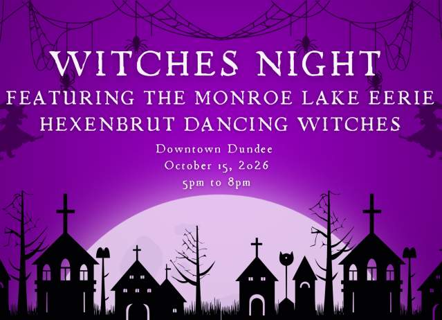 Witch's Night Featuring the Monroe Lake Eerie Hexenbrut Dancing Witches