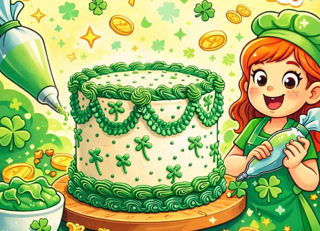 St. Patrick's Cake Decorating Class