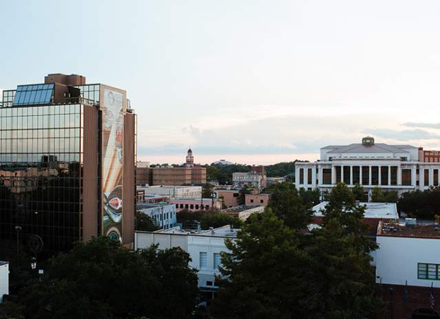 Downtown Lafayette - Aerial
