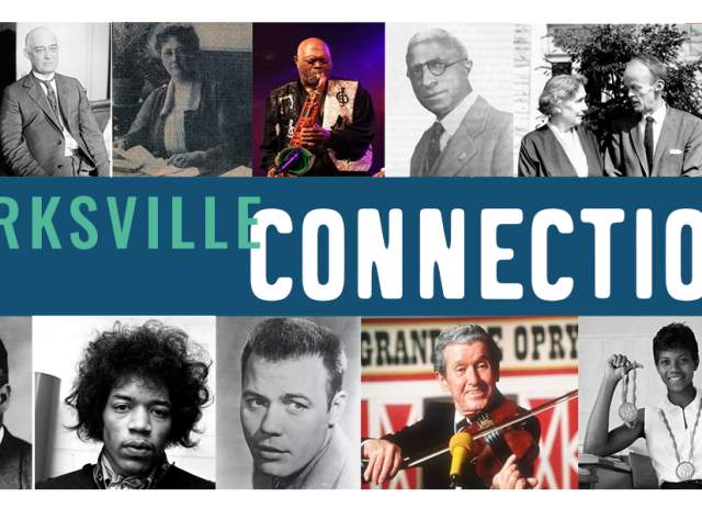 Collage of Famous Clarksville Connections