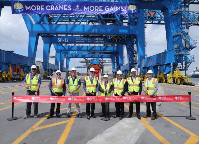 Port Everglades Marks Commissioning of New Container Cranes