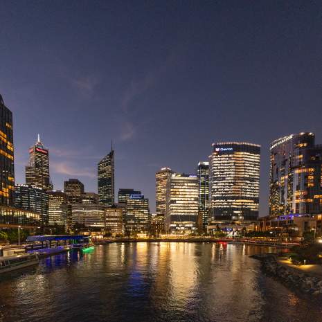 Perth City Night Time