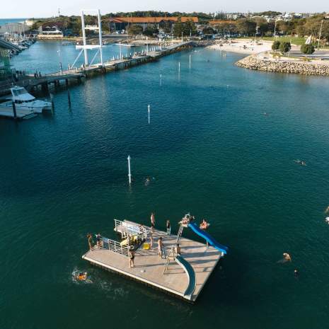Hillarys Boat Harbour Drone Shot
