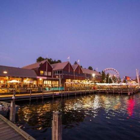 Fremantle Fishing Boat Harbour at night