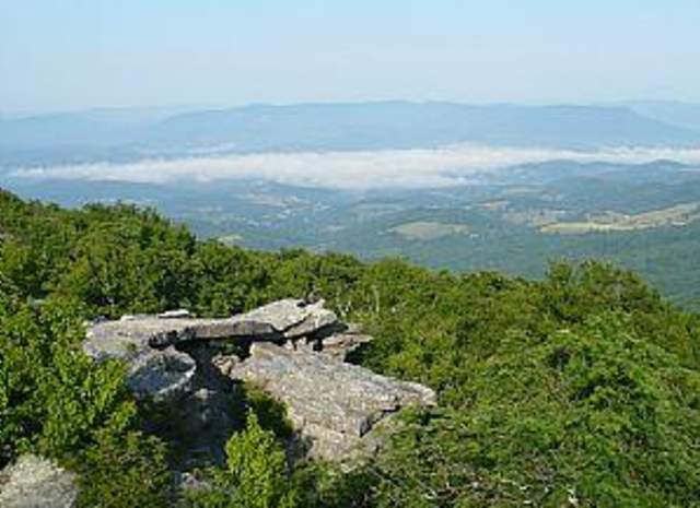Hiking at Mountain Lake