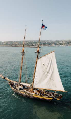 Tall ship sail-Ocean Institute