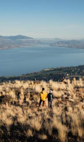 Couple Hiking at Johns Family Nature Conservancy Regional Park Aerial 8