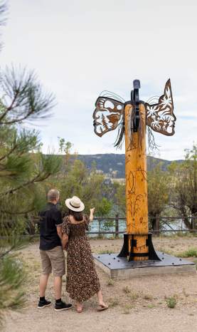 The Four Food Chiefs Sculpture by Clint George and Les Louis Pelmewash Highway