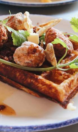 Chicken & Waffles at Sunny's