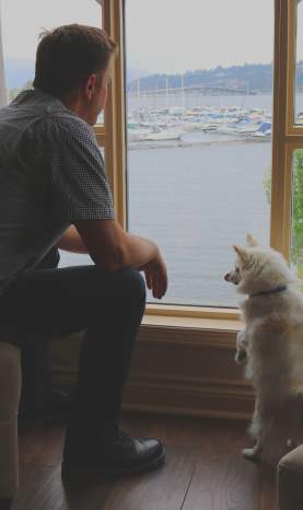 Delta Room with Dog