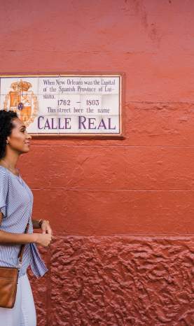Historic French Quarter Signage - Calle Real