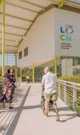 Walking into the Louisiana Children's Museum