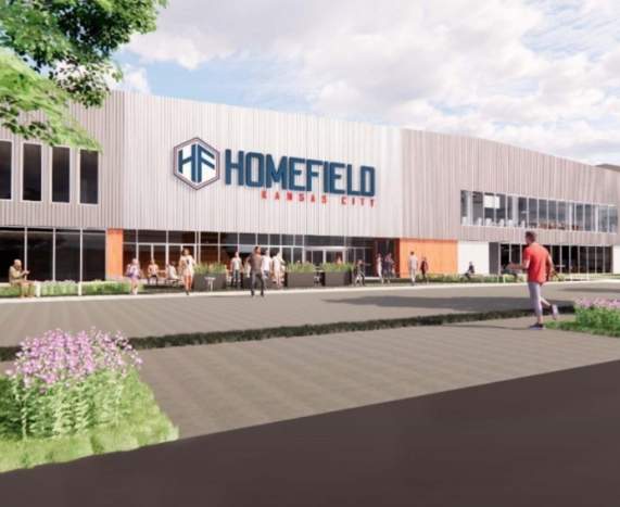 Mockup of front of Homefield sports complex