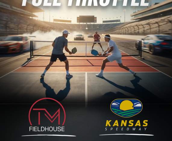 Pickleball Goes Full Throttle at Kansas Speedway