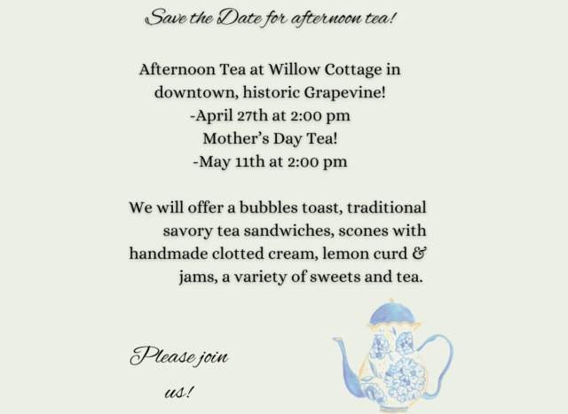 Afternoon Tea Pop-Up