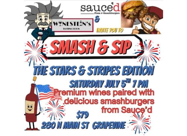 Smash & Sip - Wine & Burger Pairing