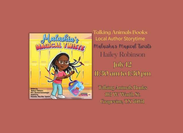 Local Author Storytime with Hailey Robinson