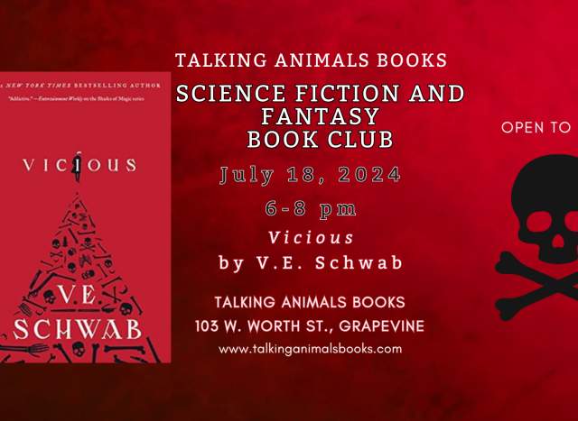 July Science Fiction and Fantasy Book Club at Talking Animals Books