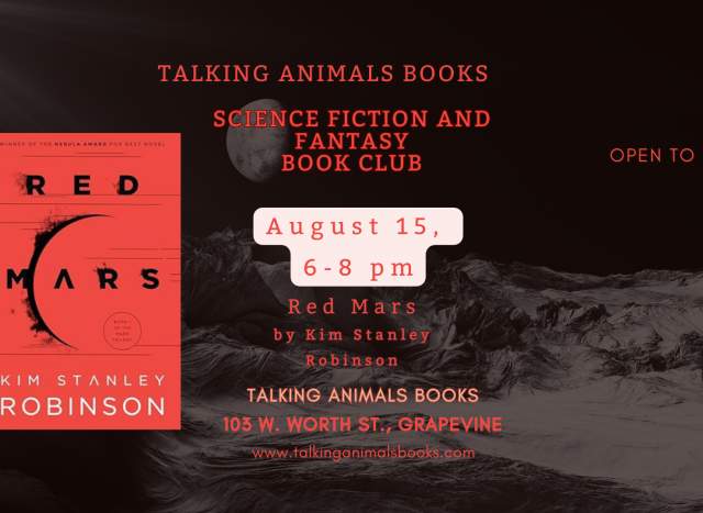 August Science Fiction and Fantasy Book Club at Talking Animals