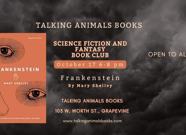 October Science Fiction and Fantasy Book Club at Talking Animals Books