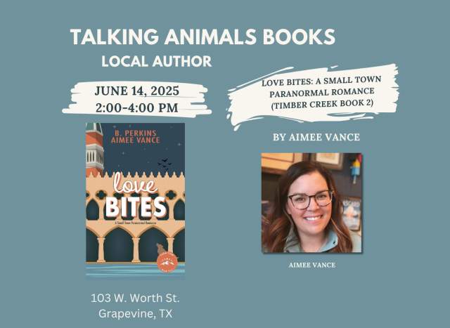 Local Author Aimee Vance: LOVE BITES
