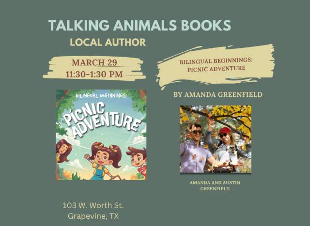 Local Author Storytime with Amanda Greenfield, Bilingual Beginnings