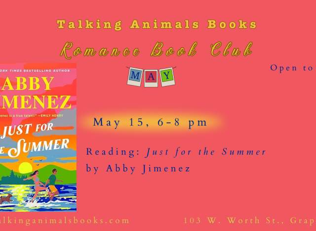 Talking Animals Books May Romance Book Club