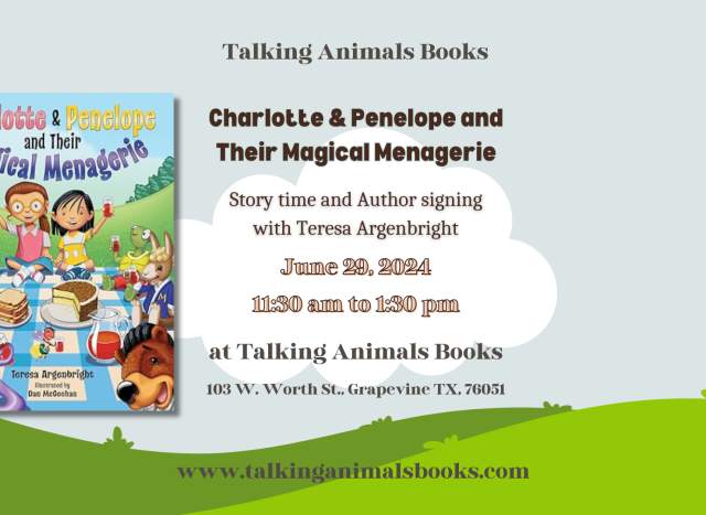 Local Author Storytime and Signing with Teresa Argenbright