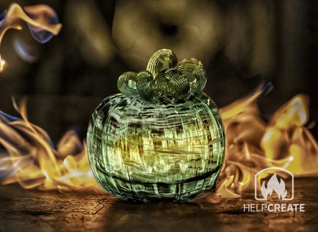 Make your own Pumpkin from Hot Molten Glass!