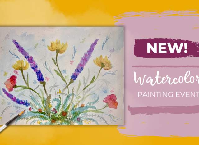 NEW Watercolor Painting | In Full Bloom