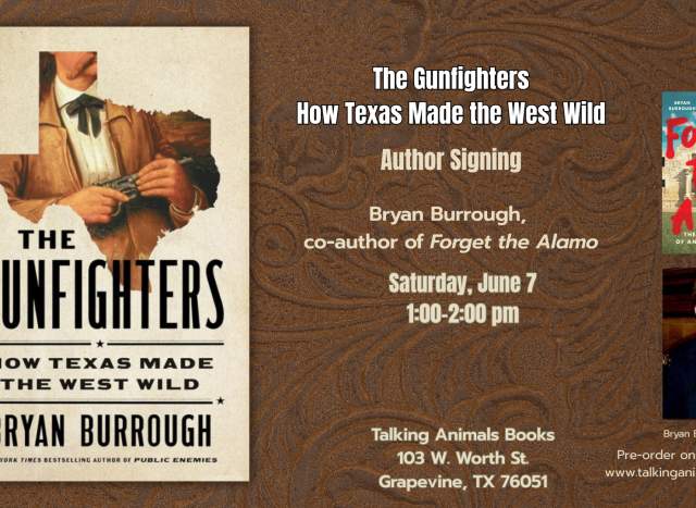 "Forget the Alamo" author Bryan Burrough at Talking Animals Books