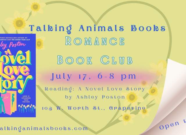 July Romance Book Club at Talking Animals