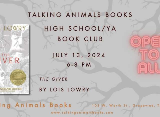 July High School Book Club at Talking Animals