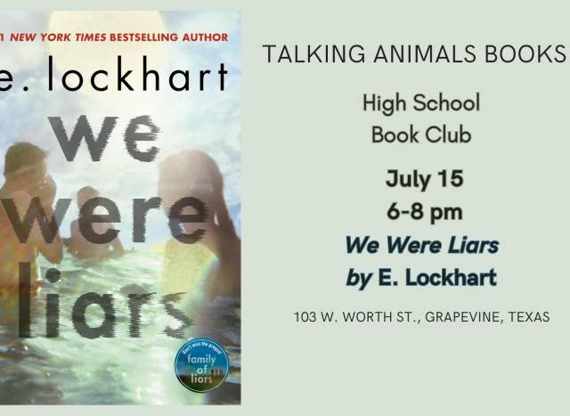 High School Book Club at Talking Animals Books