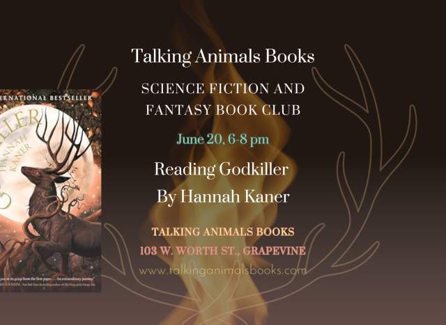June Science Fiction and Fantasy Book Club at Talking Animals Books