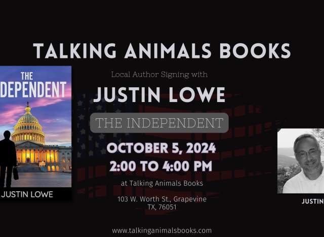 Local Author Signing with Justin Lowe